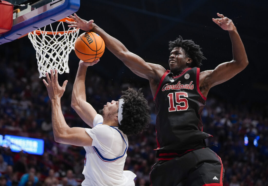 Photo Gallery: Kansas loses exhibition to Louisville, 89-83